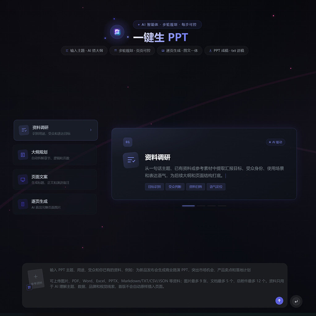 一键生PPT与方案汇报案例